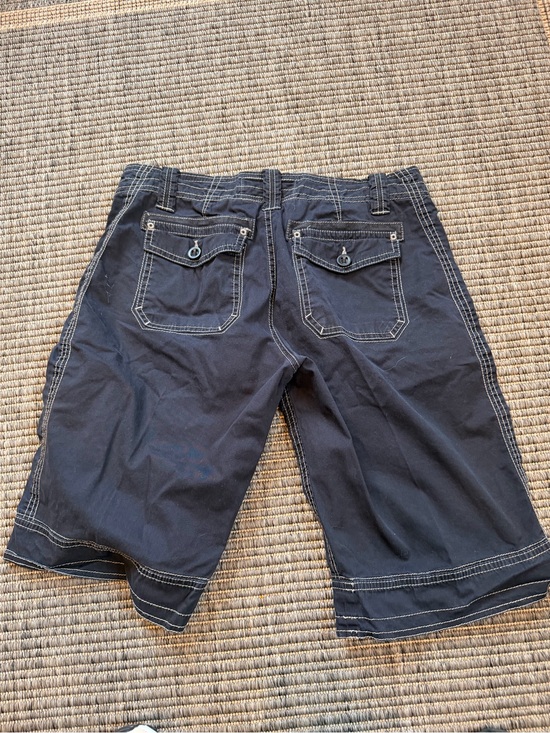 Aventura Pants - Aventura Women's Black Cargo Shorts with Contrast Stitching